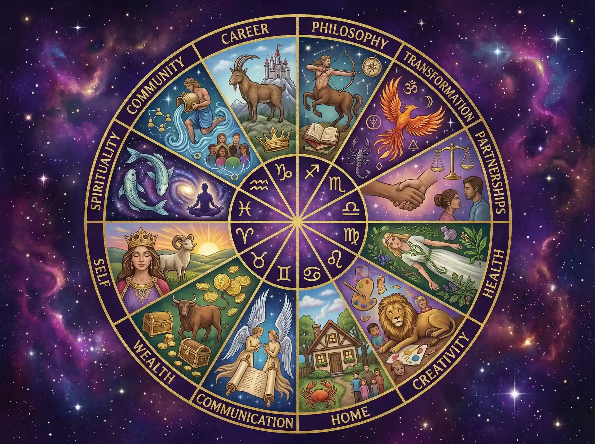 十二宫位解析 - 国色天香在线 | 占星学知识